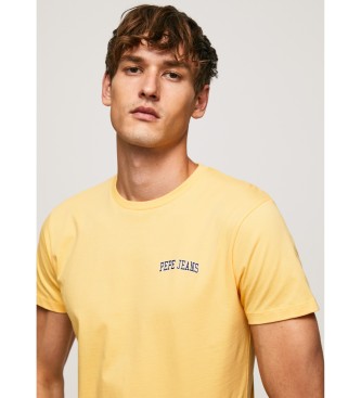 Pepe Jeans Camiseta Ronson amarillo