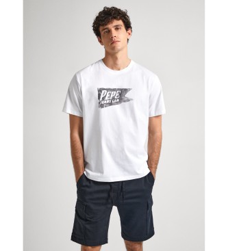 Pepe Jeans T-shirt Single Cardiff branca