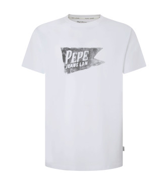 Pepe Jeans T-shirt Single Cardiff blanc