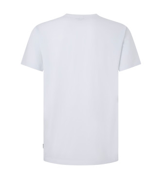 Pepe Jeans T-shirt Single Cardiff blanc