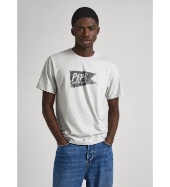 Pepe Jeans T-shirt Single Cardiff cinzenta