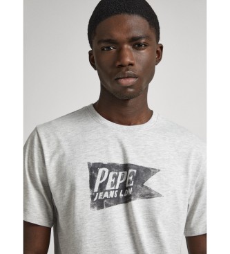 Pepe Jeans T-shirt Single Cardiff gris
