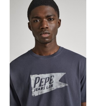 Pepe Jeans Camiseta Single Cardiff gris oscuro