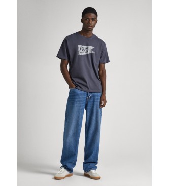 Pepe Jeans T-shirt Single Cardiff gris fonc