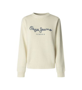 Pepe Jeans Pull Caprice blanc cass