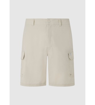 Pepe Jeans Cargo Performance beige shorts