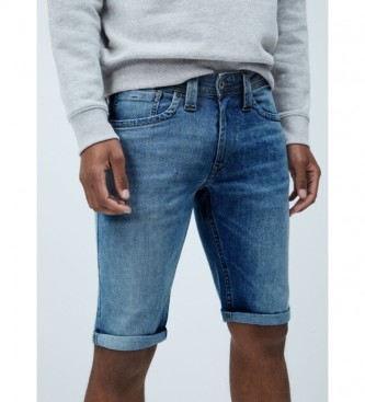Pepe Jeans Bermuda in Cashmere Blu Denim