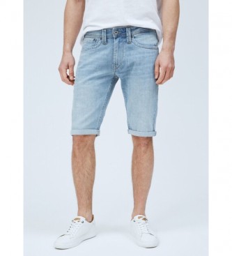 Pepe Jeans Bermuda in Cashmere Blu Denim