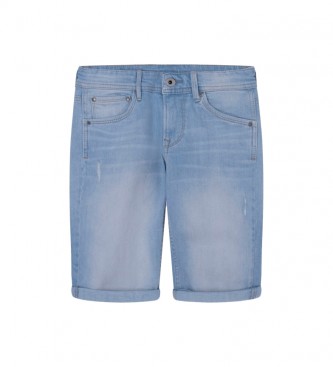 Pepe Jeans Short encaiss bleu