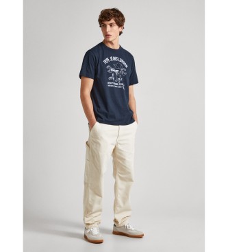Pepe Jeans T-shirt Cedric azul-marinho