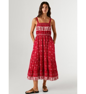 Pepe Jeans Abito rosso Celia