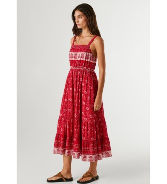 Pepe Jeans Abito rosso Celia