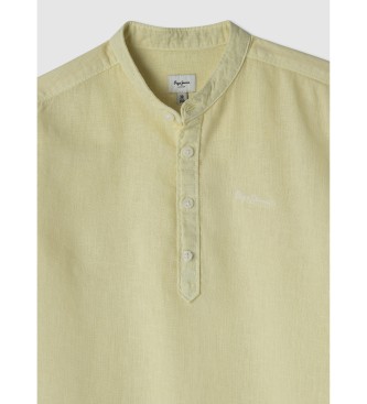 Pepe Jeans Chemise Chambre jaune