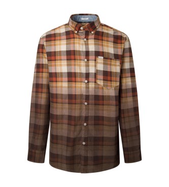 Pepe Jeans Camisa castanha Charn