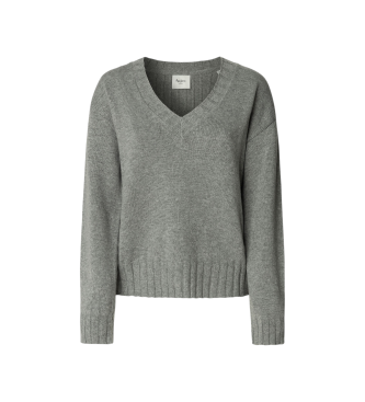Pepe Jeans Pull Cherice V gris