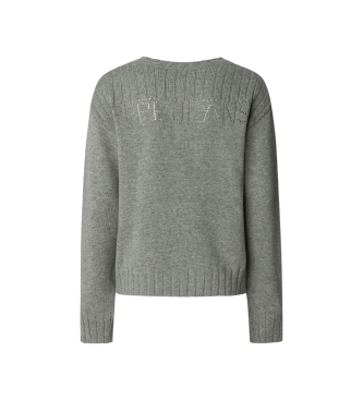 Pepe Jeans Pull Cherice V gris