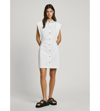 Pepe Jeans Robe courte Chey blanc