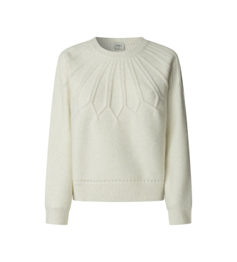 Pepe Jeans Maglione bianco sporco di Claudia