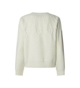 Pepe Jeans Maglione bianco sporco di Claudia