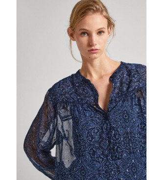Pepe Jeans Clementine navy bluse