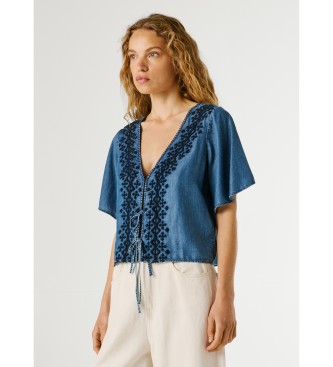 Pepe Jeans Blouse Cleo blue