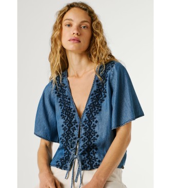 Pepe Jeans Blouse Cleo blue