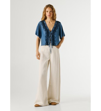Pepe Jeans Blouse Cleo blue