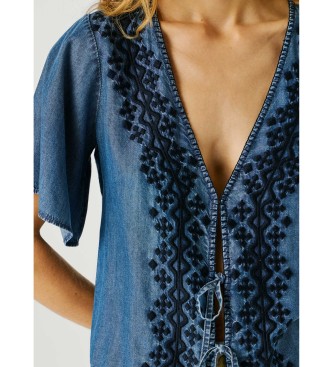 Pepe Jeans Blouse Cleo blue