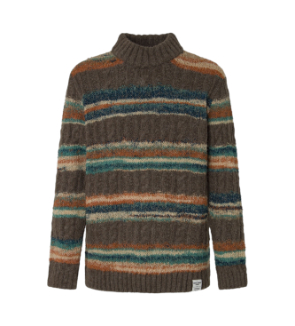 Pepe Jeans Pull Clif marron