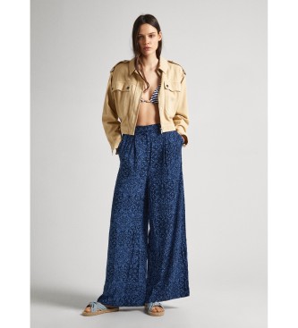 Pepe Jeans Colette trousers navy print