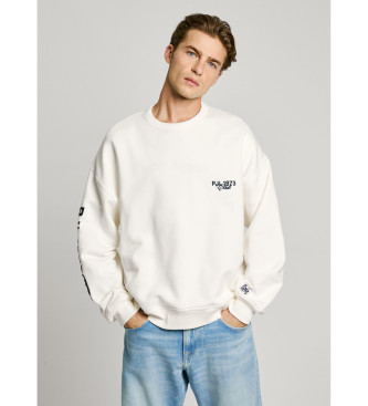 Pepe Jeans Colville Crew Sweatshirt white