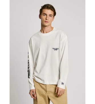 Pepe Jeans Colville Long T-shirt off white ecru