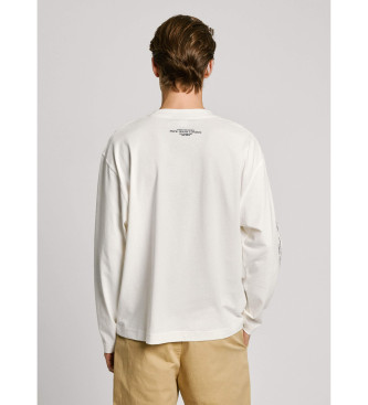 Pepe Jeans Colville Long T-shirt off white ecru