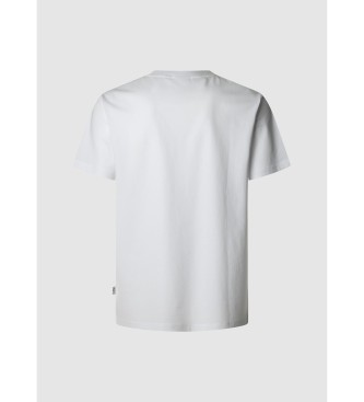 Pepe Jeans Maglietta bianca a contrasto Connor