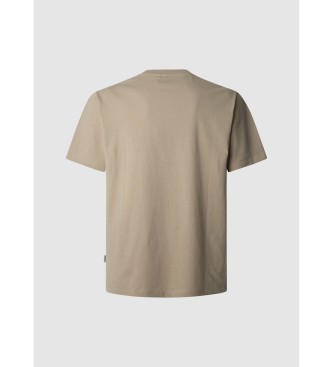 Pepe Jeans Contrast Connor T-shirt beige