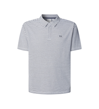Pepe Jeans Polo Corbin Stripes branco