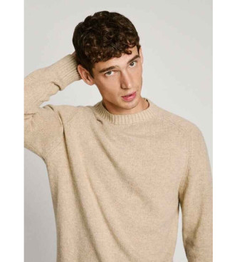 Pepe Jeans Maglione lavorato a maglia dalla vestibilit regolare beige