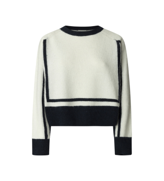 Pepe Jeans Maglione creolo bianco