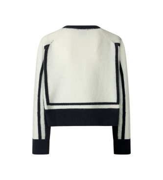 Pepe Jeans Maglione creolo bianco