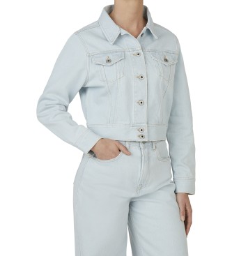 Pepe Jeans Gekrzte Jacke blau