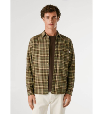 Pepe Jeans Camisa verde Crownley