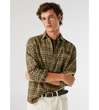 Pepe Jeans Camisa verde Crownley