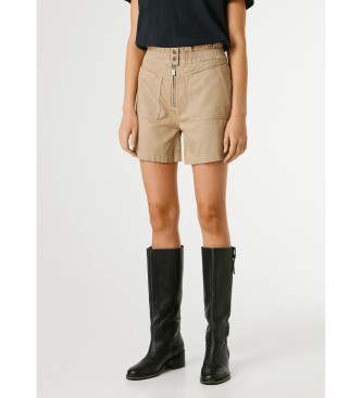 Pepe Jeans Shorts Crusade Zipper beige