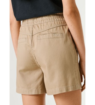 Pepe Jeans Shorts Crusade Zipper beige