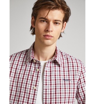 Pepe Jeans Chemise Cunningham rouge