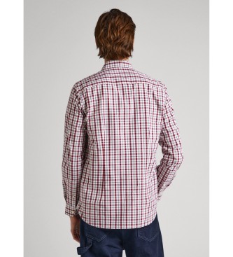 Pepe Jeans Camisa Cunningham rojo