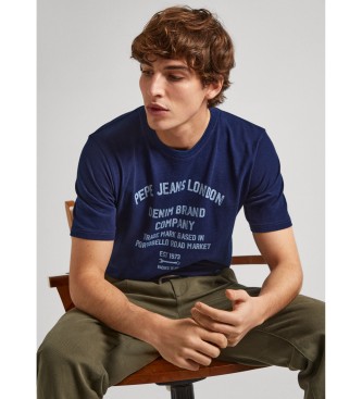 Pepe Jeans T-shirt Curtis azul-marinho