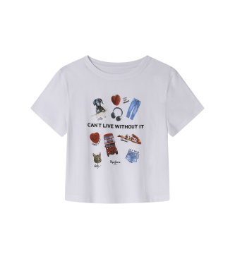 Pepe Jeans Maglietta bianca Cyndi