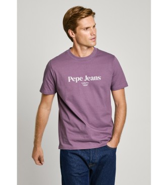 Pepe Jeans T-shirt lilas Dale