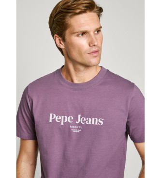 Pepe Jeans T-shirt lilas Dale